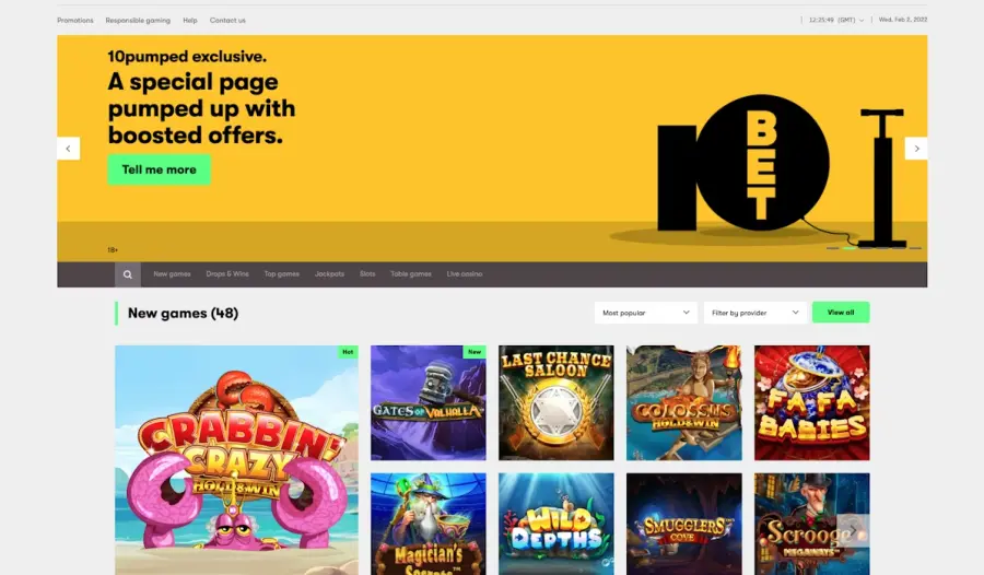 10bet slot